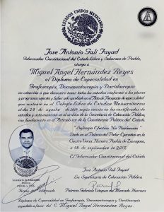 ESPECIALIDAD EN GRAFOSCOPÍA, DOCUMENTOSCOPÍA Y  DACTILOSCOPÍA